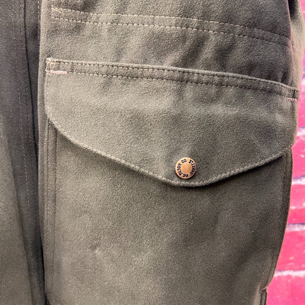 Filson Style 893 Moleskin Bomber, Green, XL, Made in USA - Picture 5 of 13